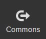 Canvas Commons link from the global navigation