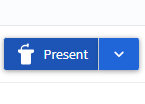 Blue Present Button