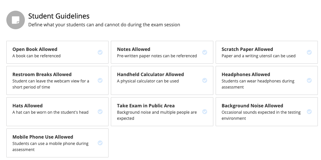 Honorlock Student Guidlines