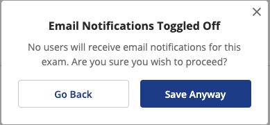 Honorlock Settings No Email